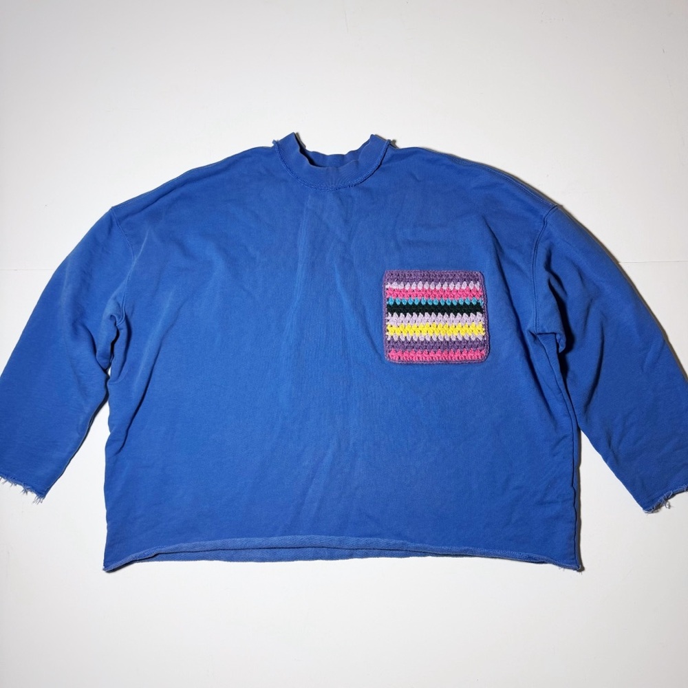 Zara Sweatshirt with Crochet Pocket - Picture 5 of 10